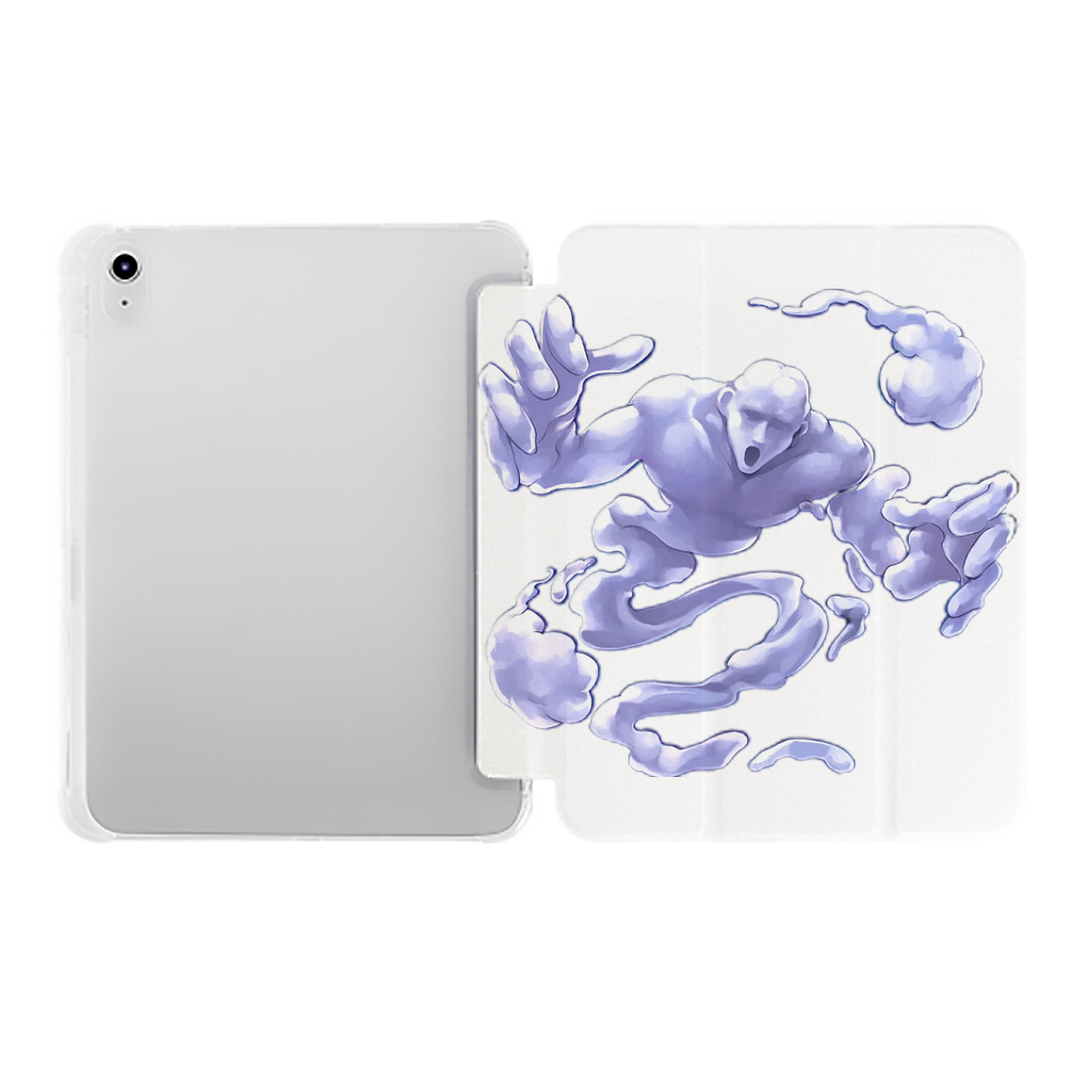 （画像用） 遊☆戯☆王 Yu-Gi-Oh! IPad ケース ペン収納付き 三つ折りスタンド PUレザー×シリコン 対応機種9.5/10.5/10.9インチ